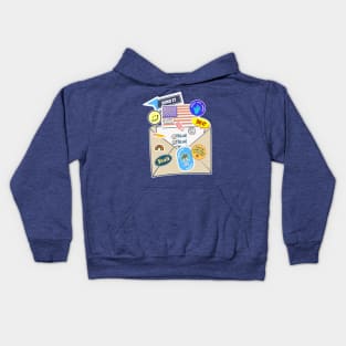 VOTE BLUE Kids Hoodie